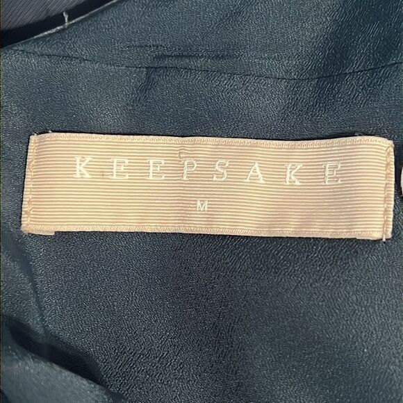 Keepsake Steely Blue Lined Halter Top Size M NWT - Picture 11 of 13